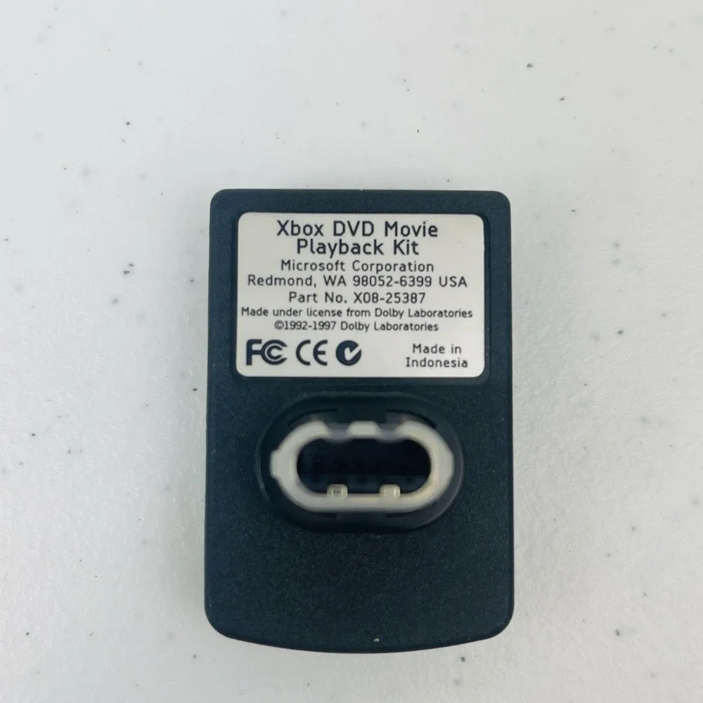Microsoft Xbox DVD Movie Playback Kit Replacement‎ Receiver Only Untested